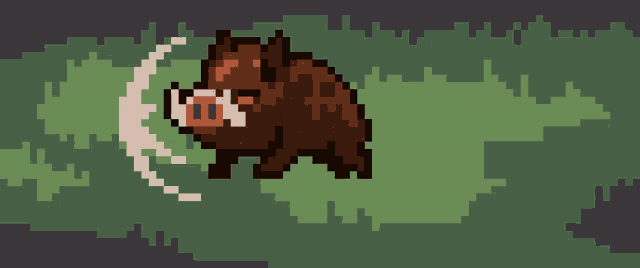 Running Boar